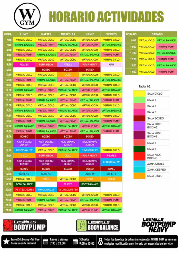 Nuevo horario JPEG